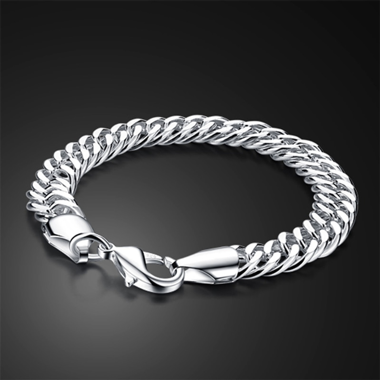 Fashion Cool Small Snake Bracelet Men's Trendy Niche Black - Temu