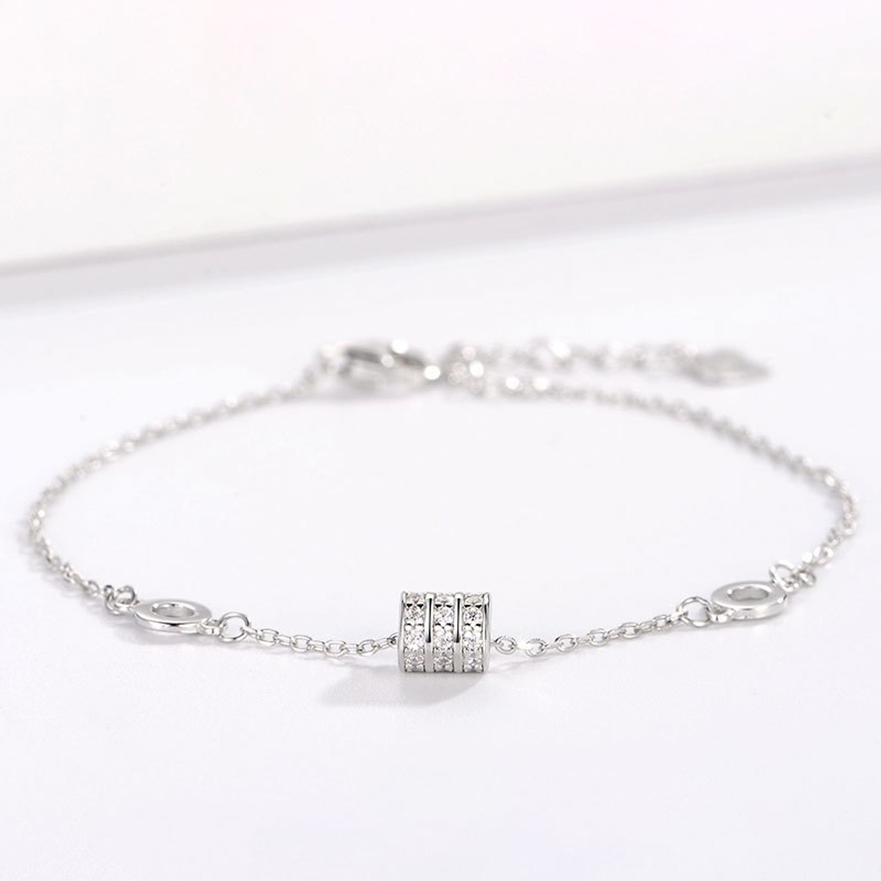female silver bracelets
