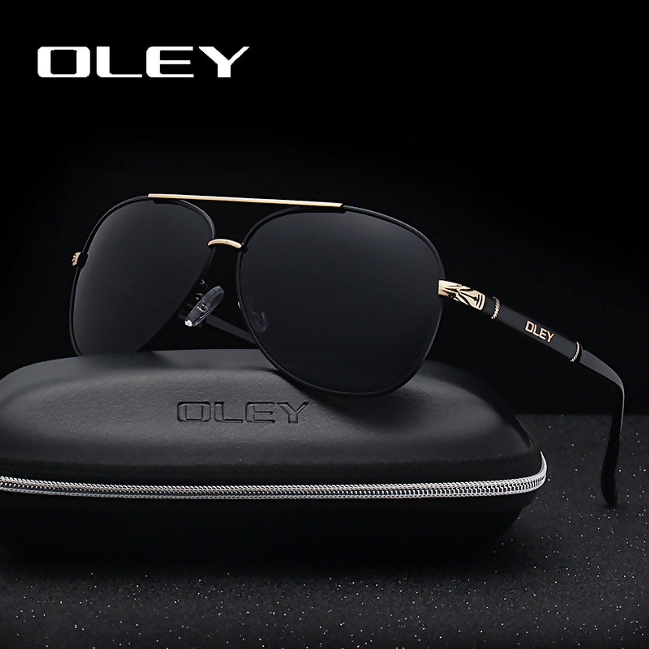 Oley Brand Sunglasses Men Polarized Fashion Classic Pilot Sun Glasses Fishing Driving Goggles Shades For Men Wome Y7005 Onshopdeals Com
