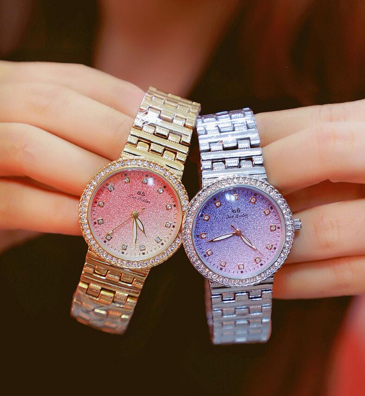 Women's Fashion Leather Strap Alloy Dial Watch Quartz Watch Gift Watch |  eBay