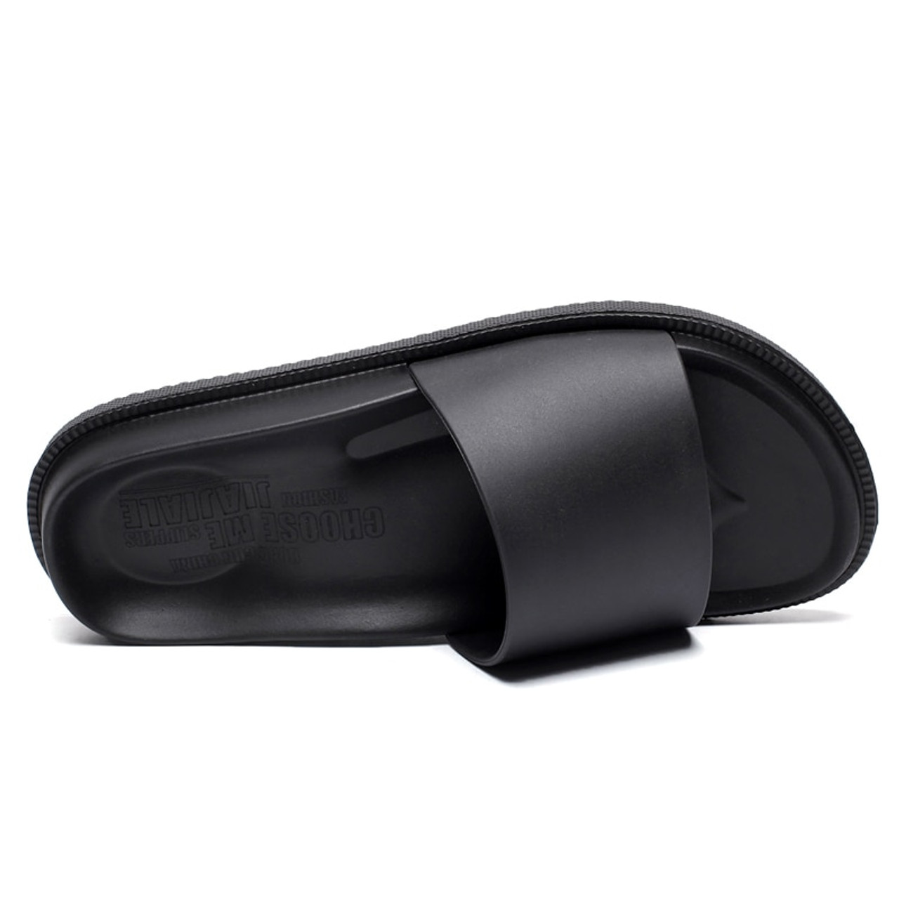 slippers for men black