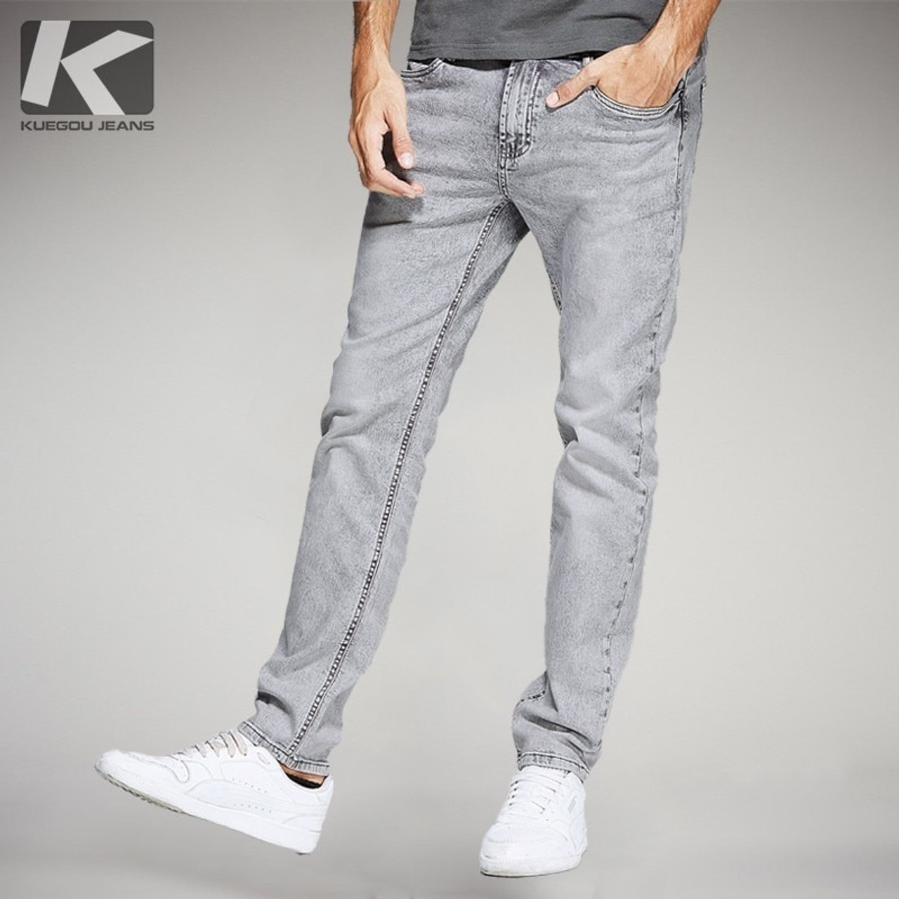 gray jeans mens