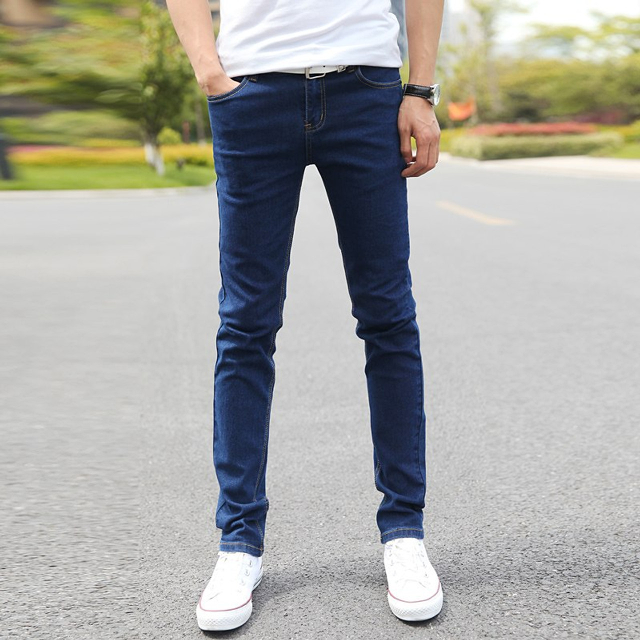 straight slim skinny jeans