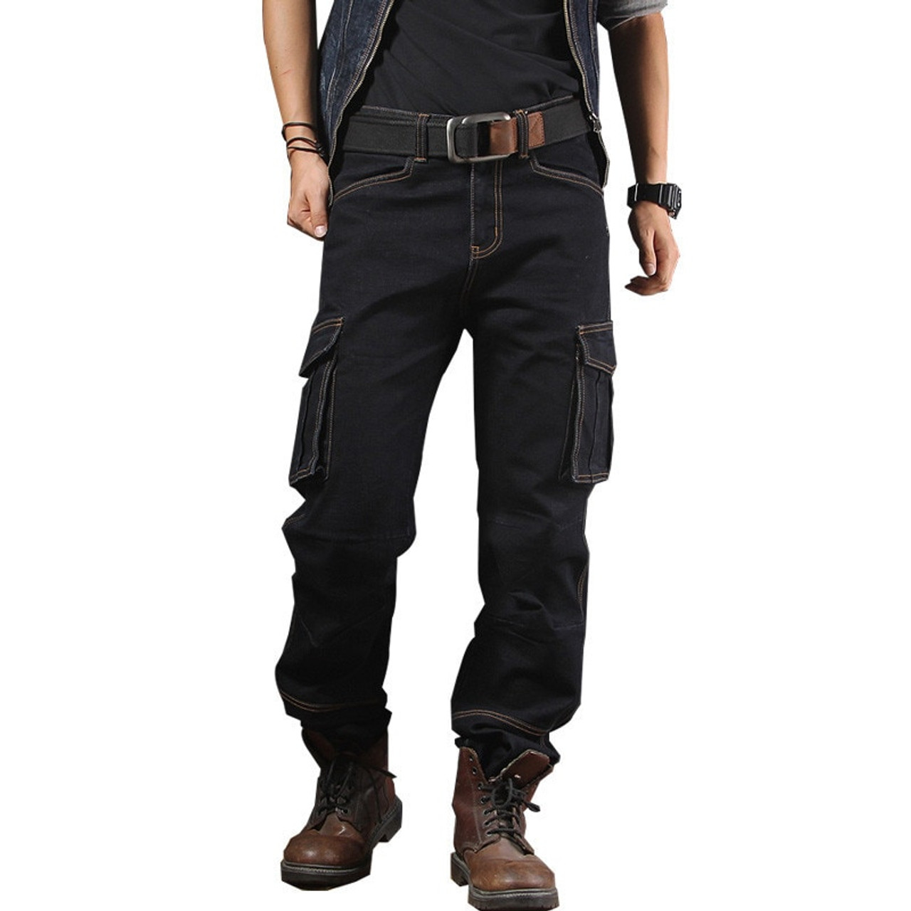 Men's Casual Slim Cargo Pants - cargopants.co