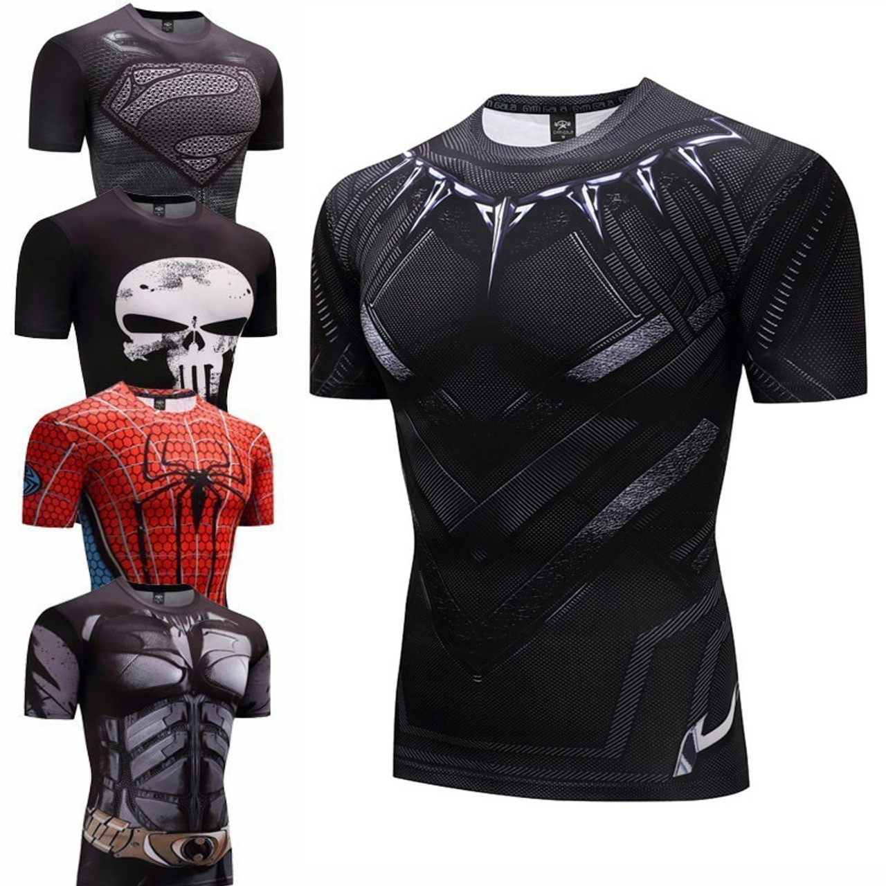 superhero fitness shirts