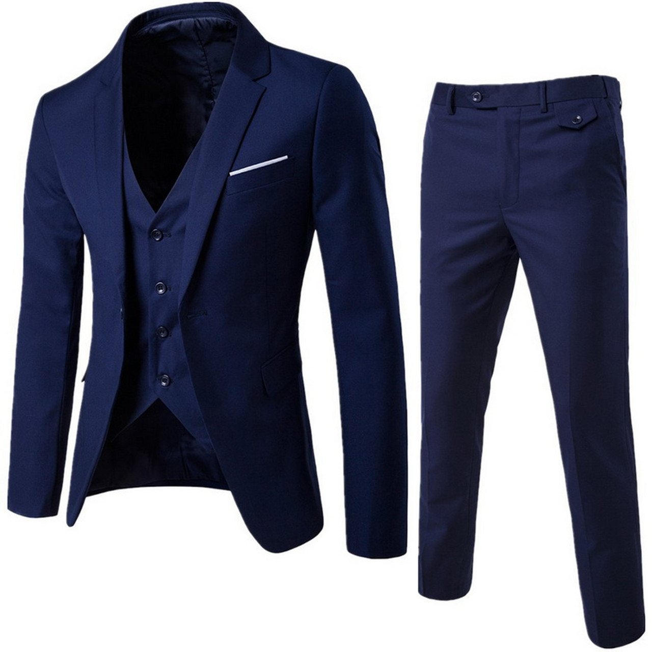 Madjtlqy Men Blazer Suit Casual Slim Fit Formal Business India | Ubuy