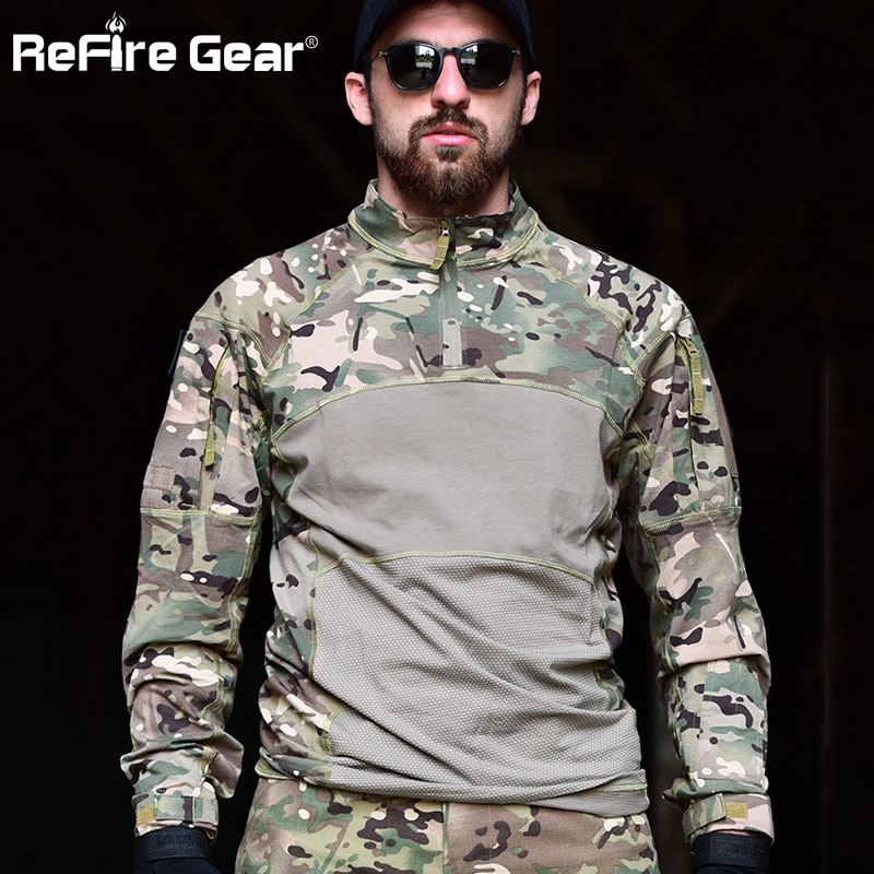 military t shirt full sleeve