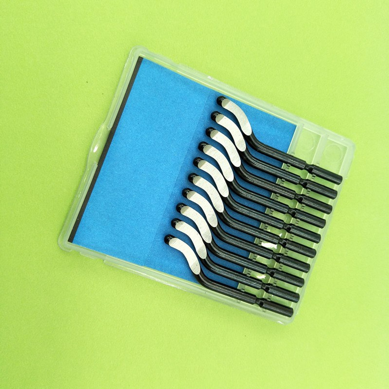Hot NOGA NB1100 Burr Handle With 10PC BS1010 Blades Hand Deburring Tool*1