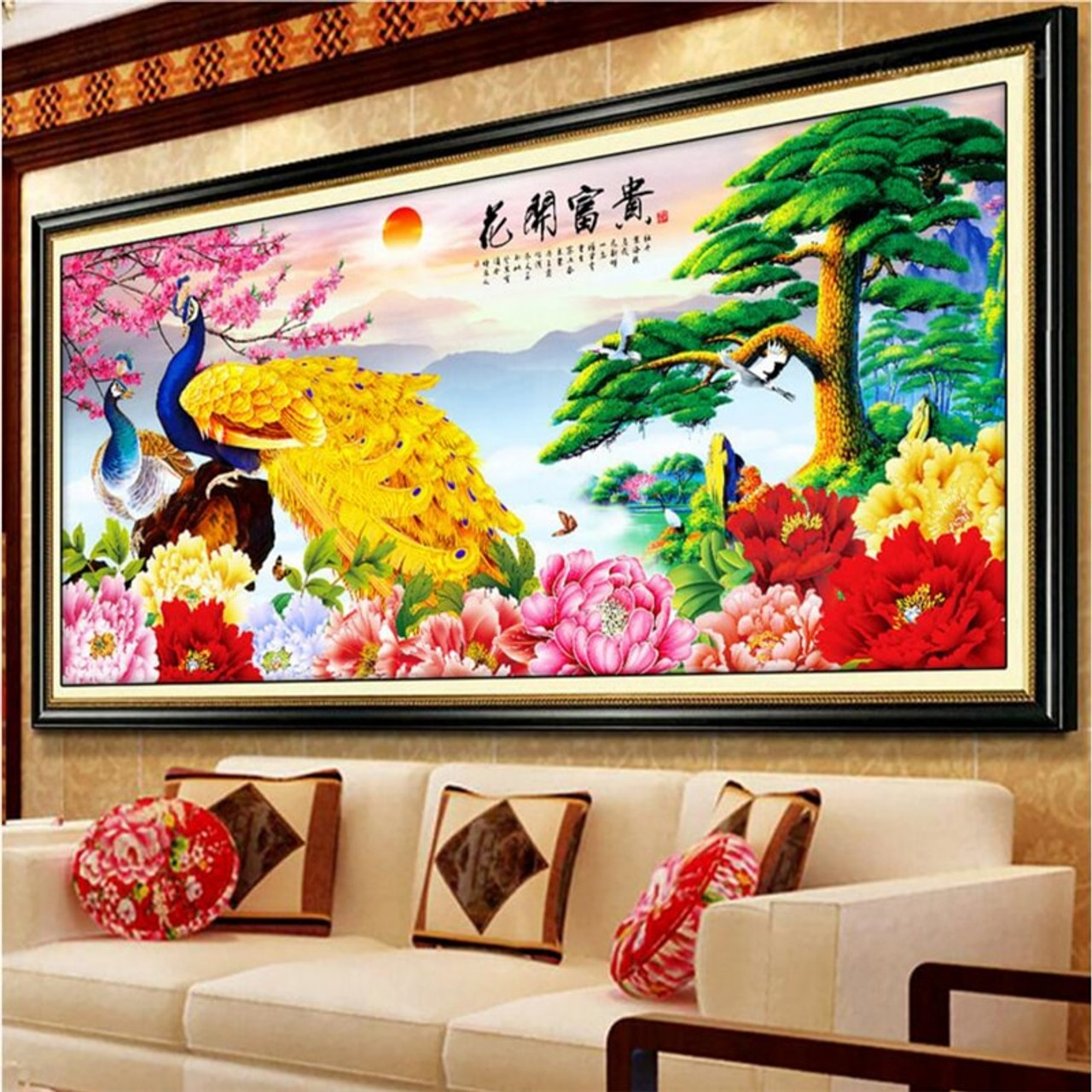 3d Animals Green Forest Tree Top Entire Living Room Wallpaper Wall