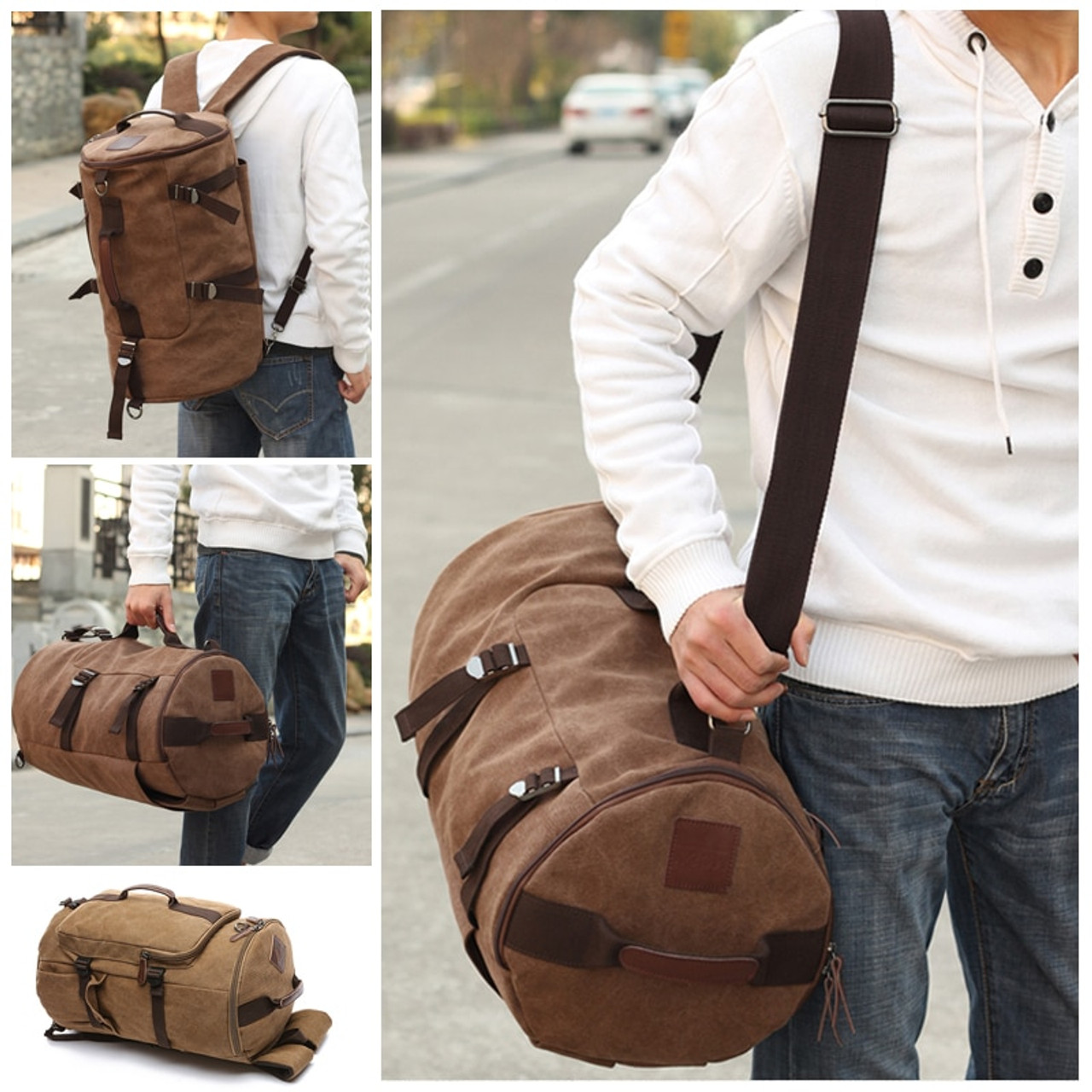 duffle shoulder bag