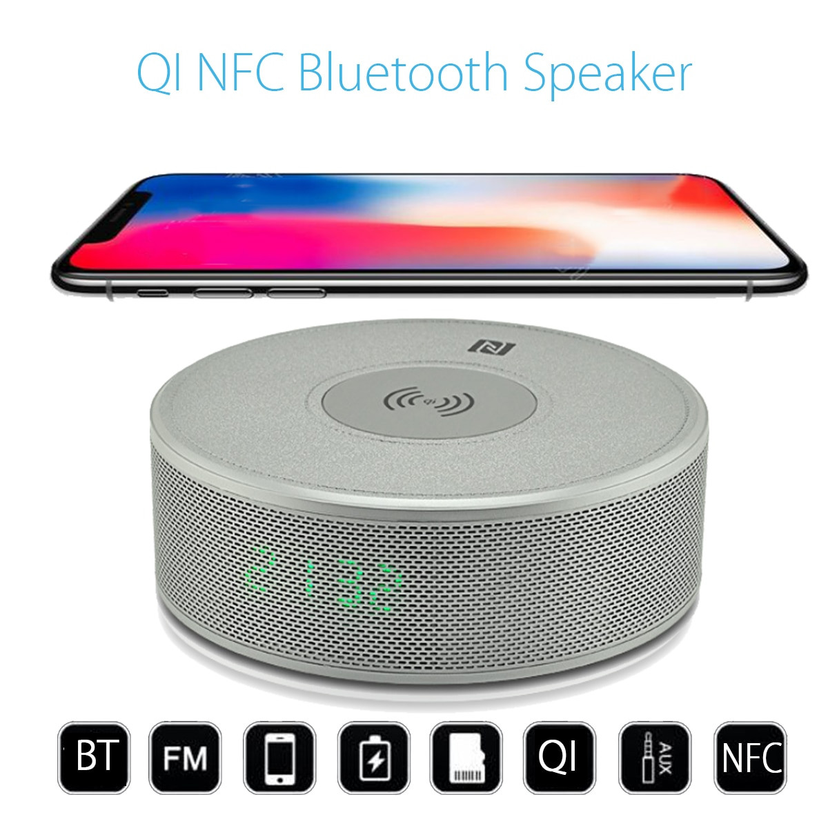 Multifunction Qi Wireless NFC bluetooth 