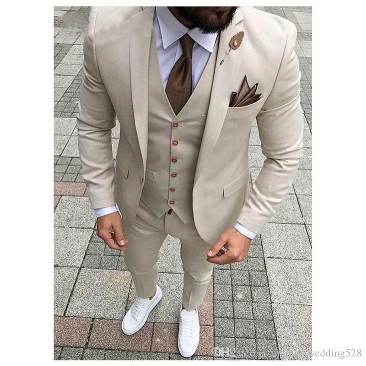 coat pant for men Linyixun Latest Coat Pant Beige Men Suit Prom Tuxedo Slim Fit 3 Piece Groom Style Mens Suits Custom Blazer Onshopdeals Com coat pant for men