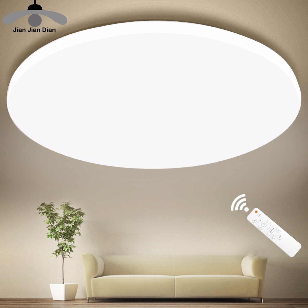Ultra Thin Led Ceiling Led Ceiling Lights Lighting Fixture Modern Lamp Living Room Bedroom Kitchen Surface Mount Remote Control Onshopdeals Com
