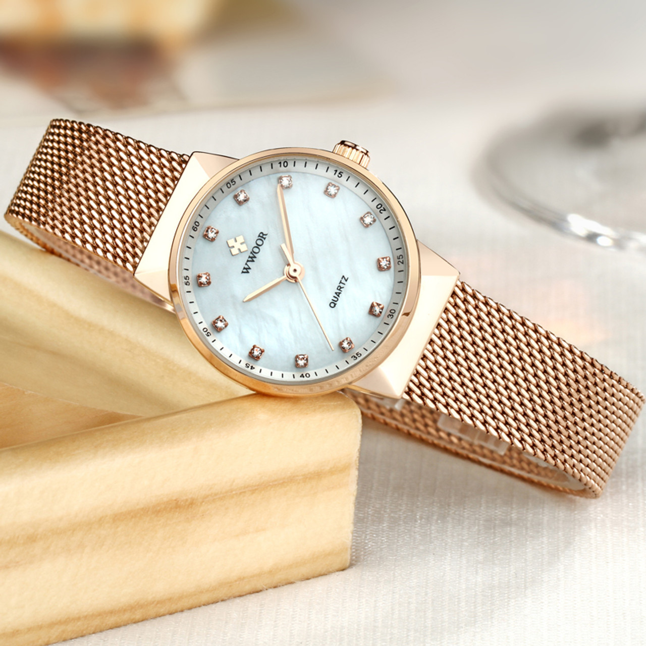 Waterproof gold watch clearance