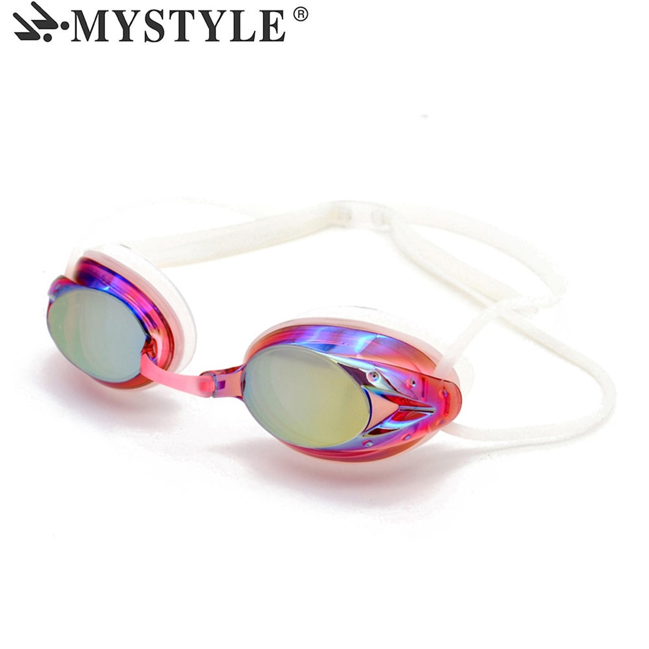 Waterproof Anti-Fog Swimming Glasses Protect Eye Eyewear Plating HD Boys Girls