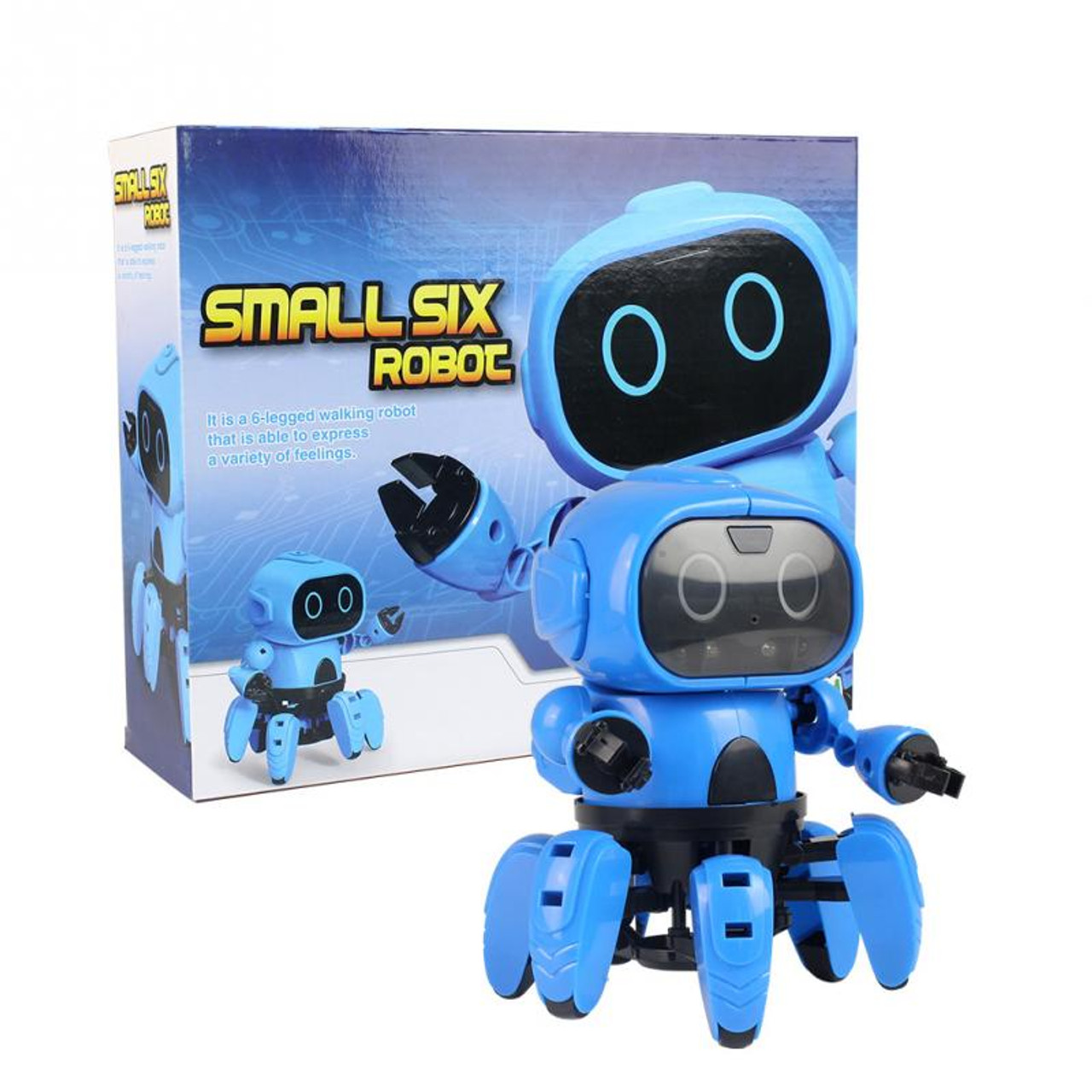 diy assembled electric robot induction educational toy