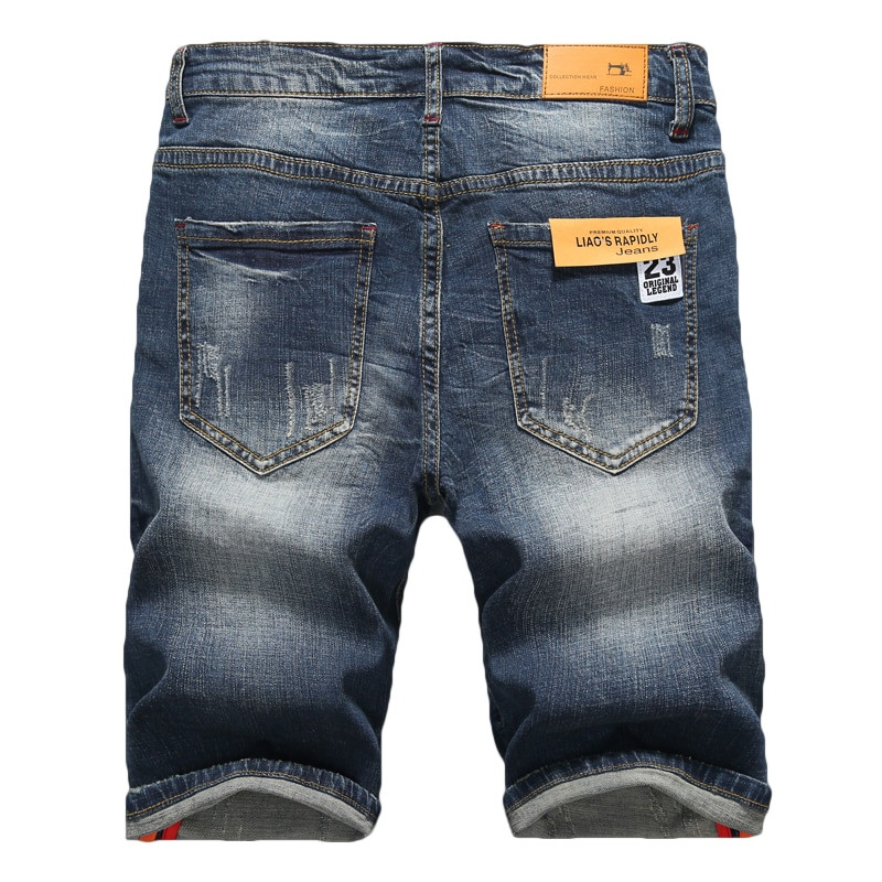 Short Ripped Jeans Fashion Casual High 