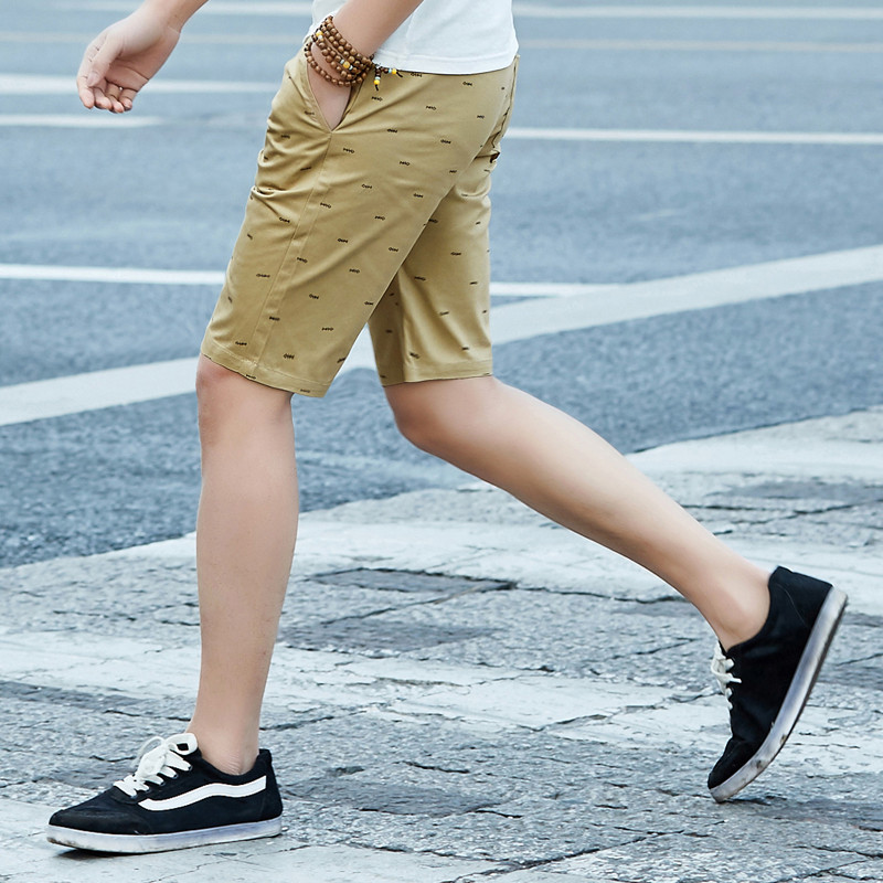 Summer Cotton Shorts Men Fashion Brand 