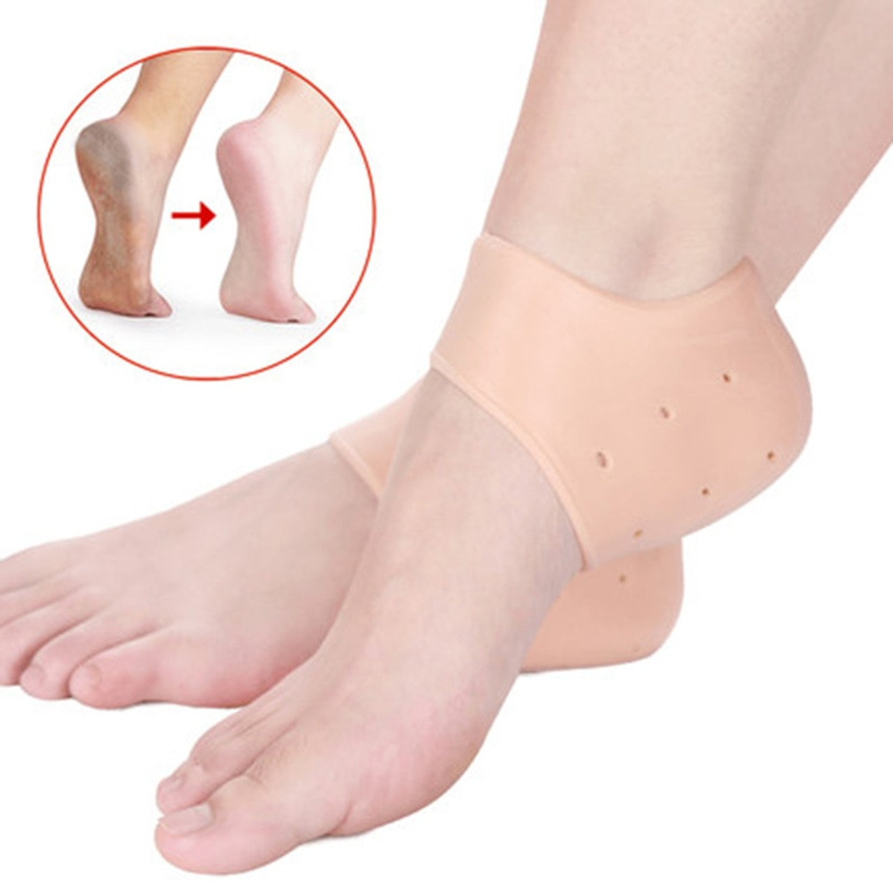 Silicone Foot Protection Sock Set Crack 