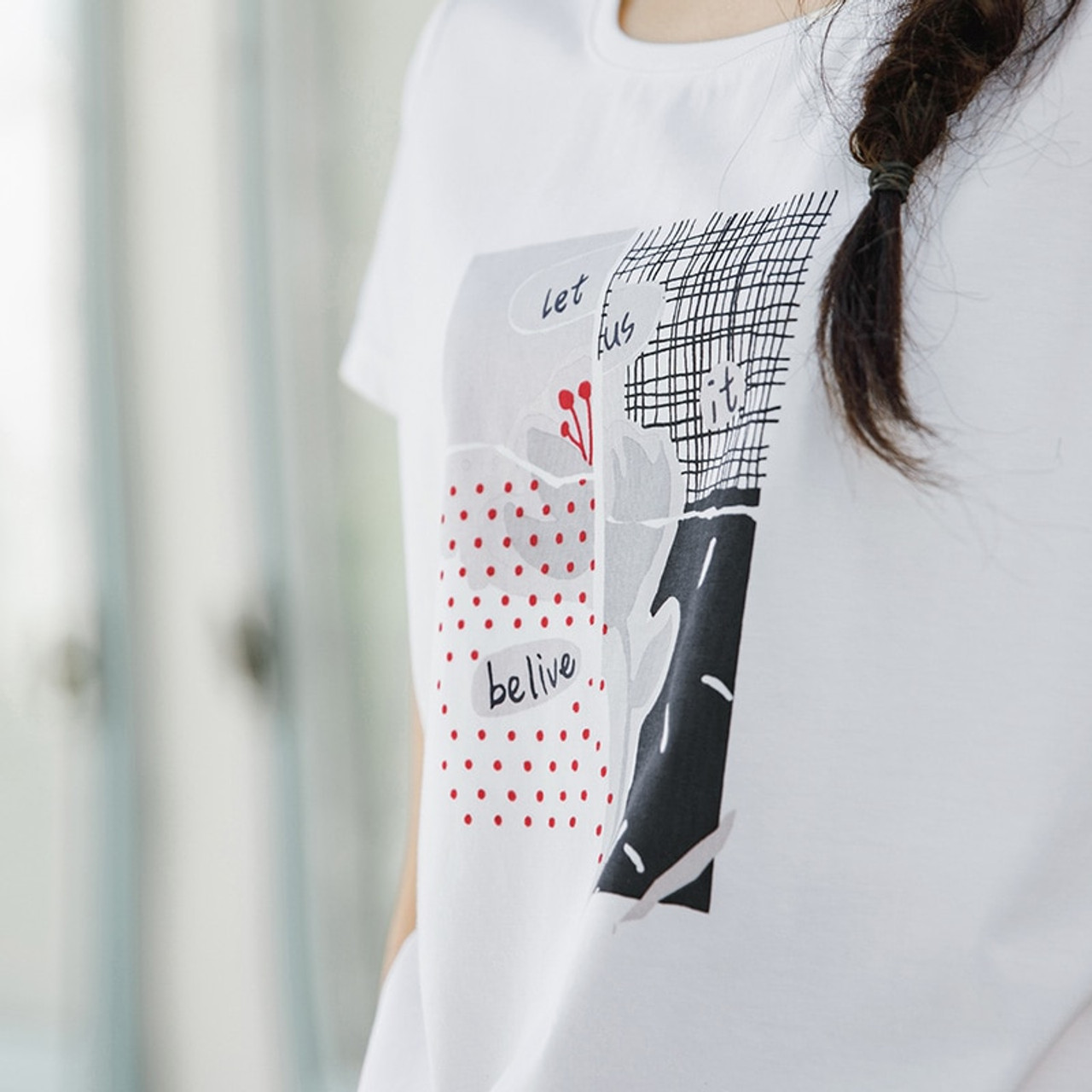 Inman 2019 Comfortable Cotton Woman Tee Shirt Summer New Arrival