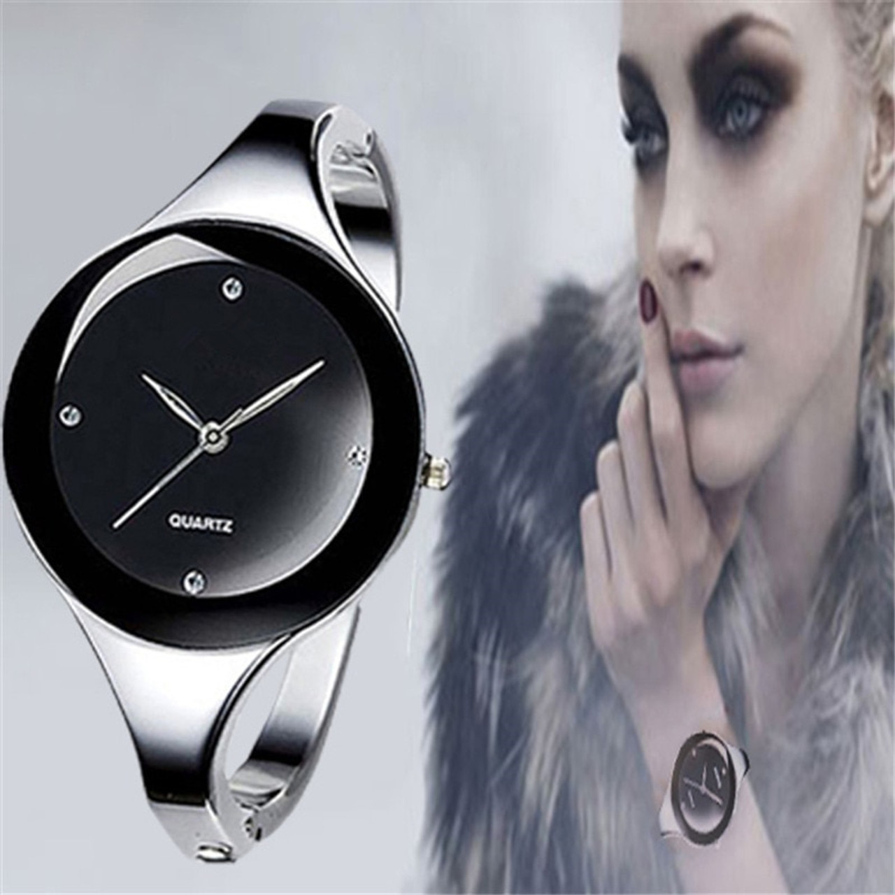 Double Surround Type Snake Shape Bangle Watch For Ladies With Imported  Quartz Movement And Diamond Bezel 32mm Size LQM9 From Sarebaoings,  $1,608.76 | DHgate.Com