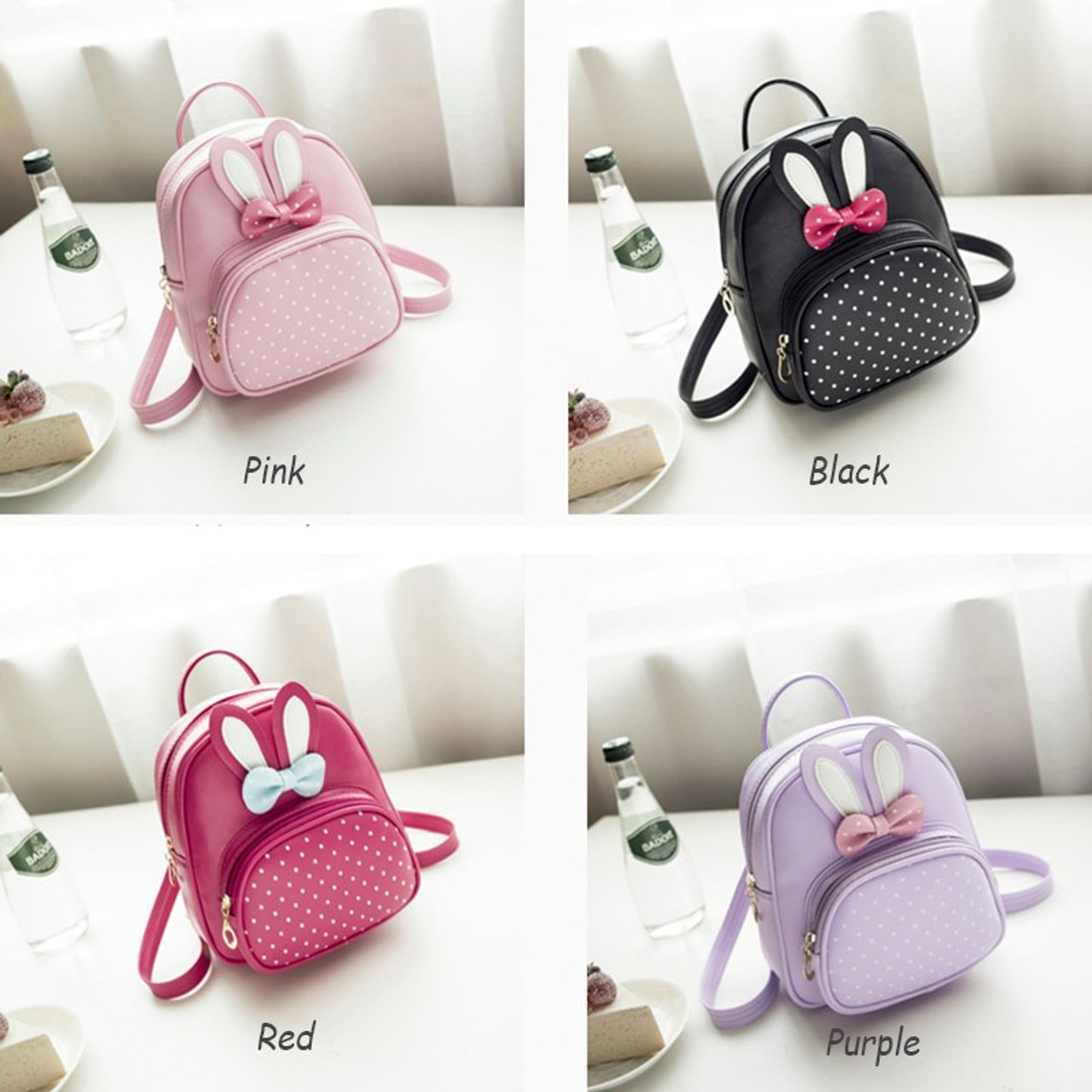 Mtenle Mini Small Backpacks For Teenage Girls Bunny Cute Backpack