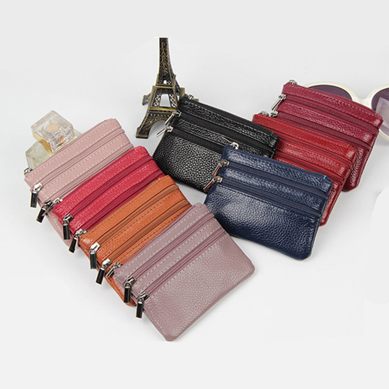 small coin purse with zipper