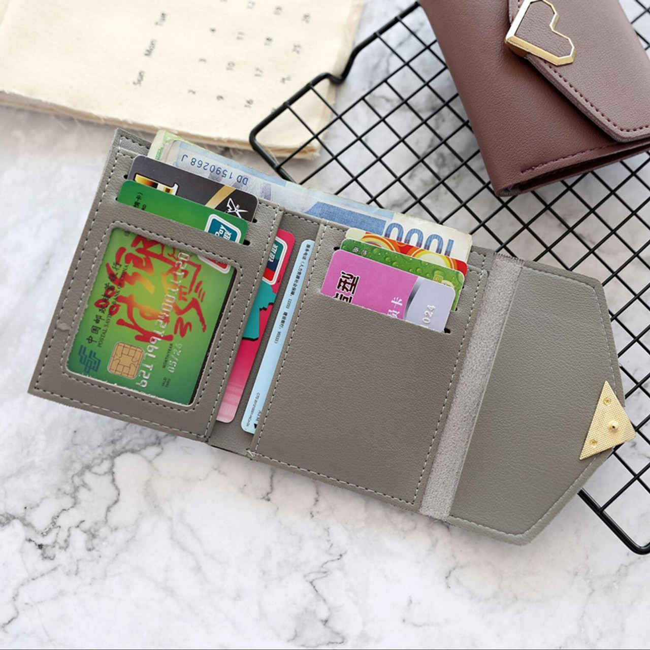 Women Wallet Small Brand Purse Women Leather Ladies Hand Bag Women Wallets Money Clip For Girls 18529.1555304129