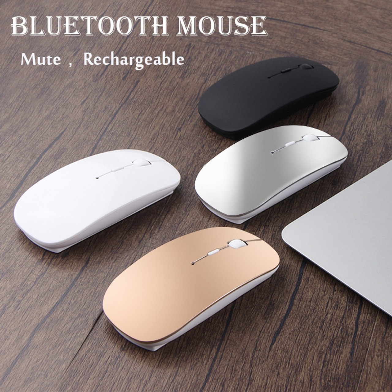 Silent Mice Rechargeable Bluetooth Mouse For Chuwi Hi10 Plus Pro Hi12 Hi13 Hi8 Hi9 Air Vi10 Vi8 Vi7 Surbook Mini 10 Laptop Onshopdeals Com