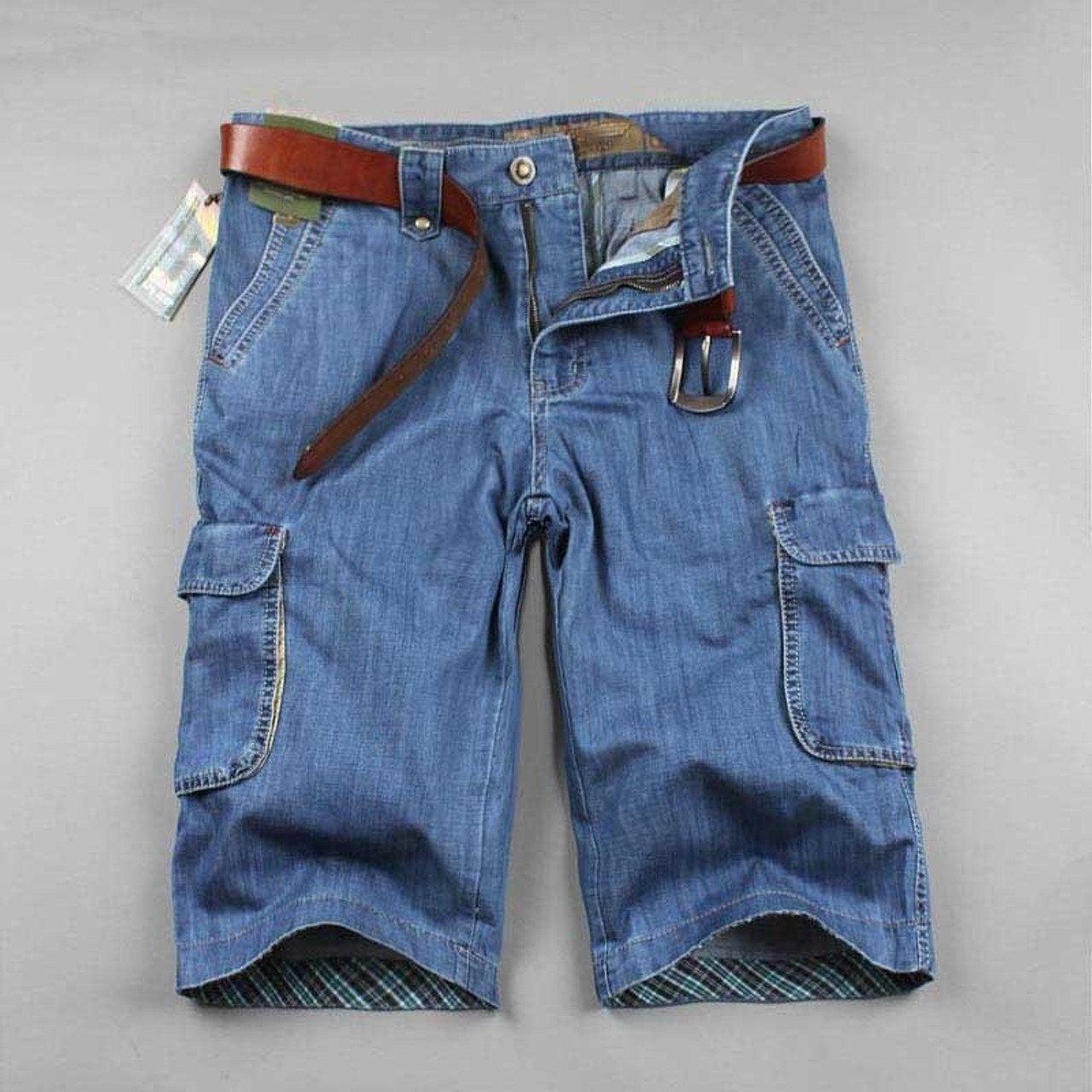 mens cargo jeans shorts