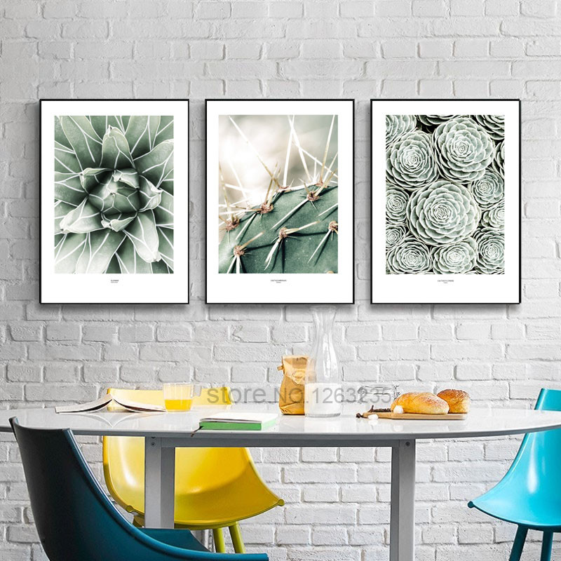 Nordic Poster Cactus Wall Pictures For Living Room Green Plants Wall Art Canvas Painting Cuadros Picture Posters Planta Unframed Onshopdeals Com