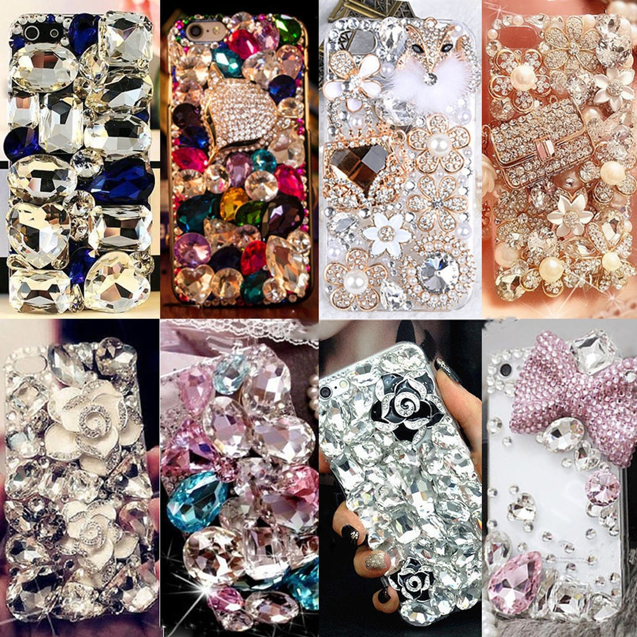 rhinestone button covers