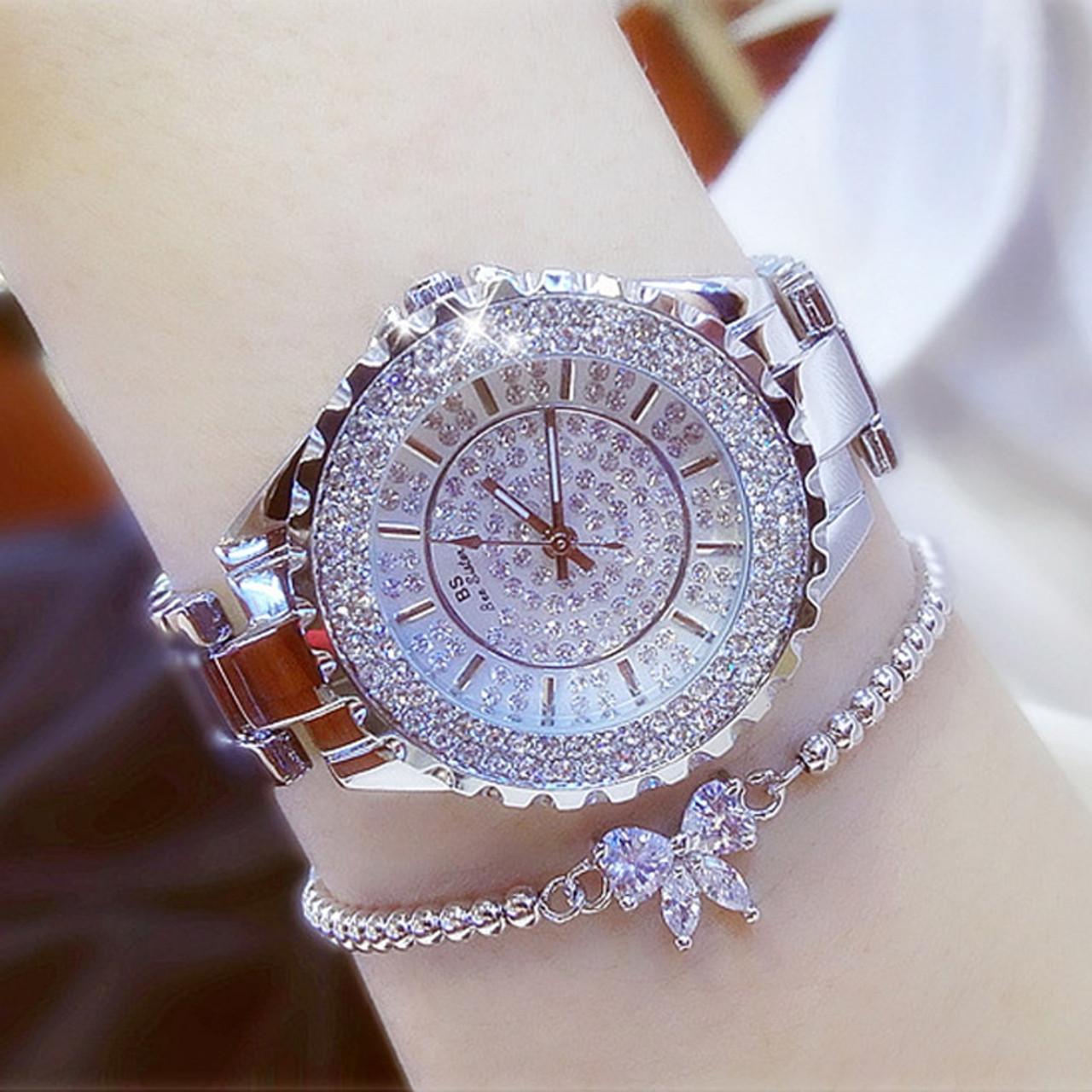 Women Watches 2019 Luxury Brand Diamond Quartz Ladies Rose Gold Watch Stainless Steel Clock Dress Watch Women Relogio Feminino Onshopdeals Com