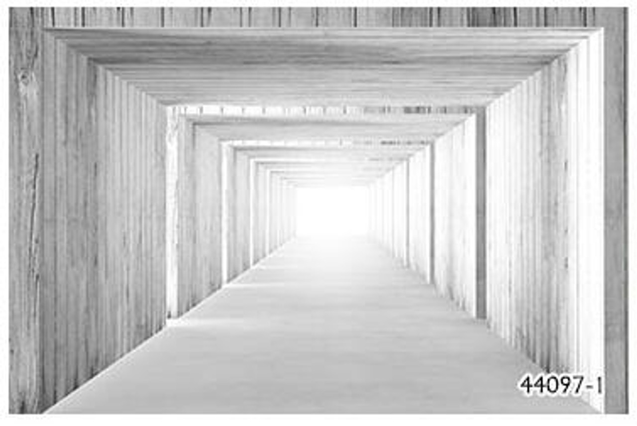 Custom 3d Stereoscopic Mural European Space Extending Corridor
