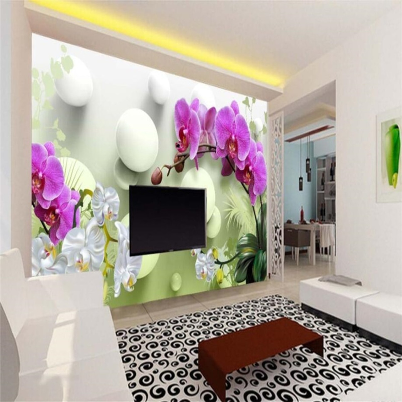 ALL YOUR DESIGN Self Adhesive Decorative Large 3D Wallpaper Wall Sticker  for Home Decor Living Room