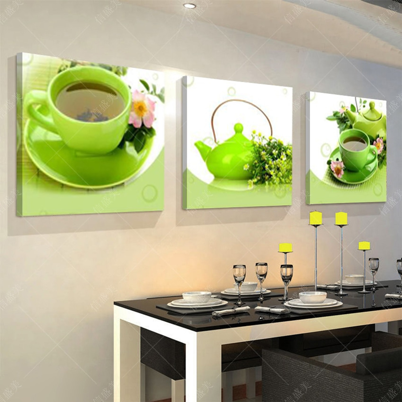 3 Piece Fruit Kitchen Pictures Canvas Home Decoration Modern Wall