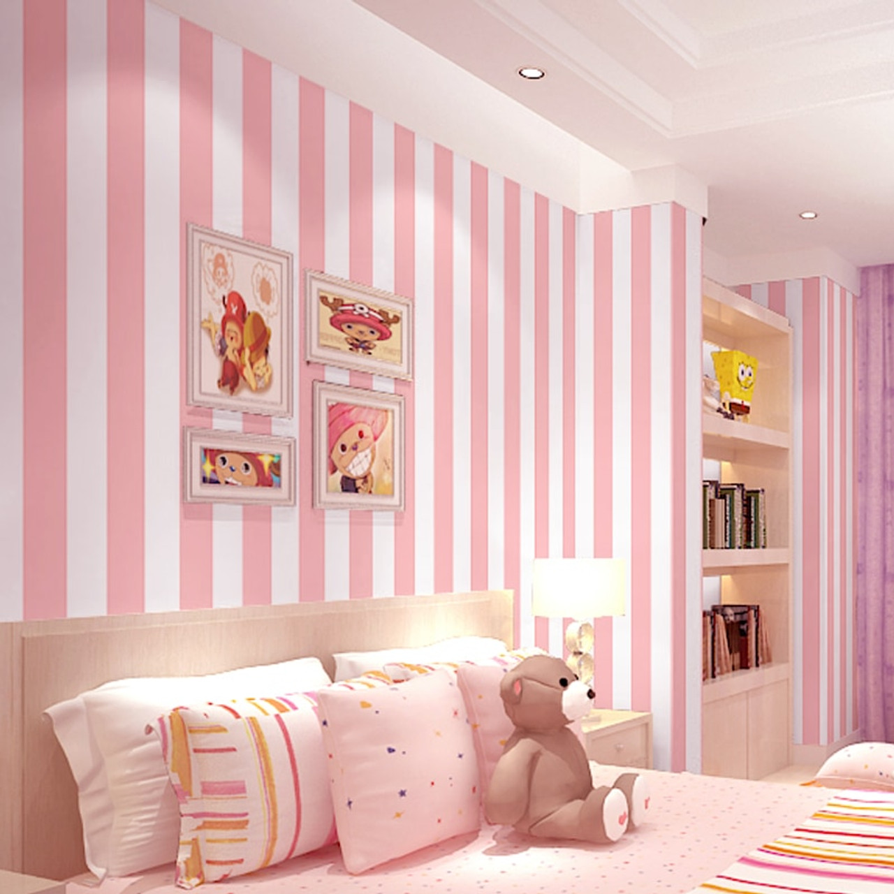 pink wallpaper for walls