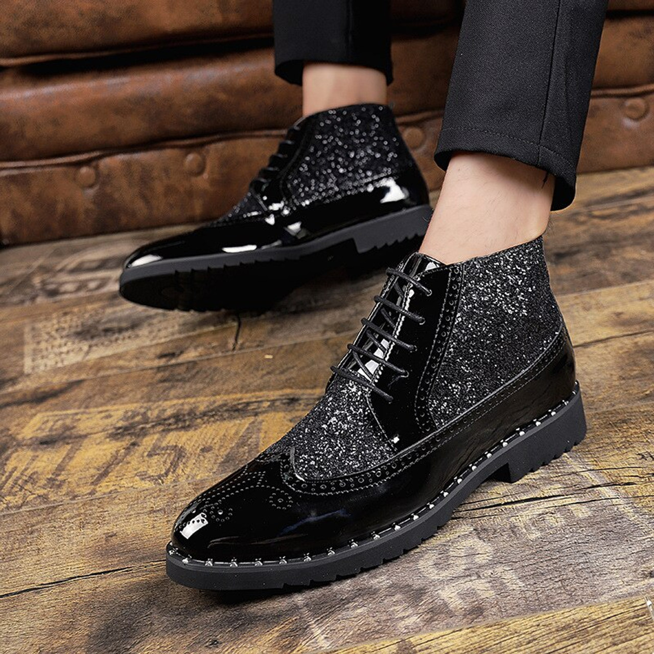 glitter casual shoes