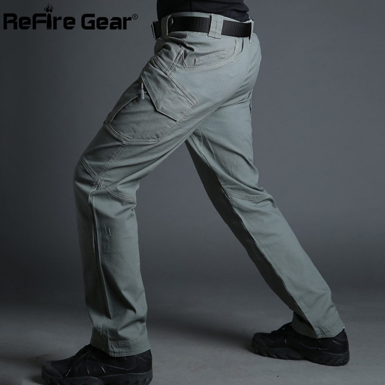 Mens Slim Fit Cargo Pants Men | Men's Military Pants Black | Black Cargo  Trousers Men - Casual Pants - Aliexpress