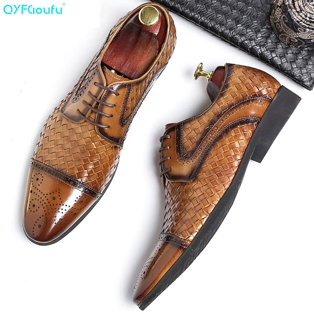 formal leather shoes