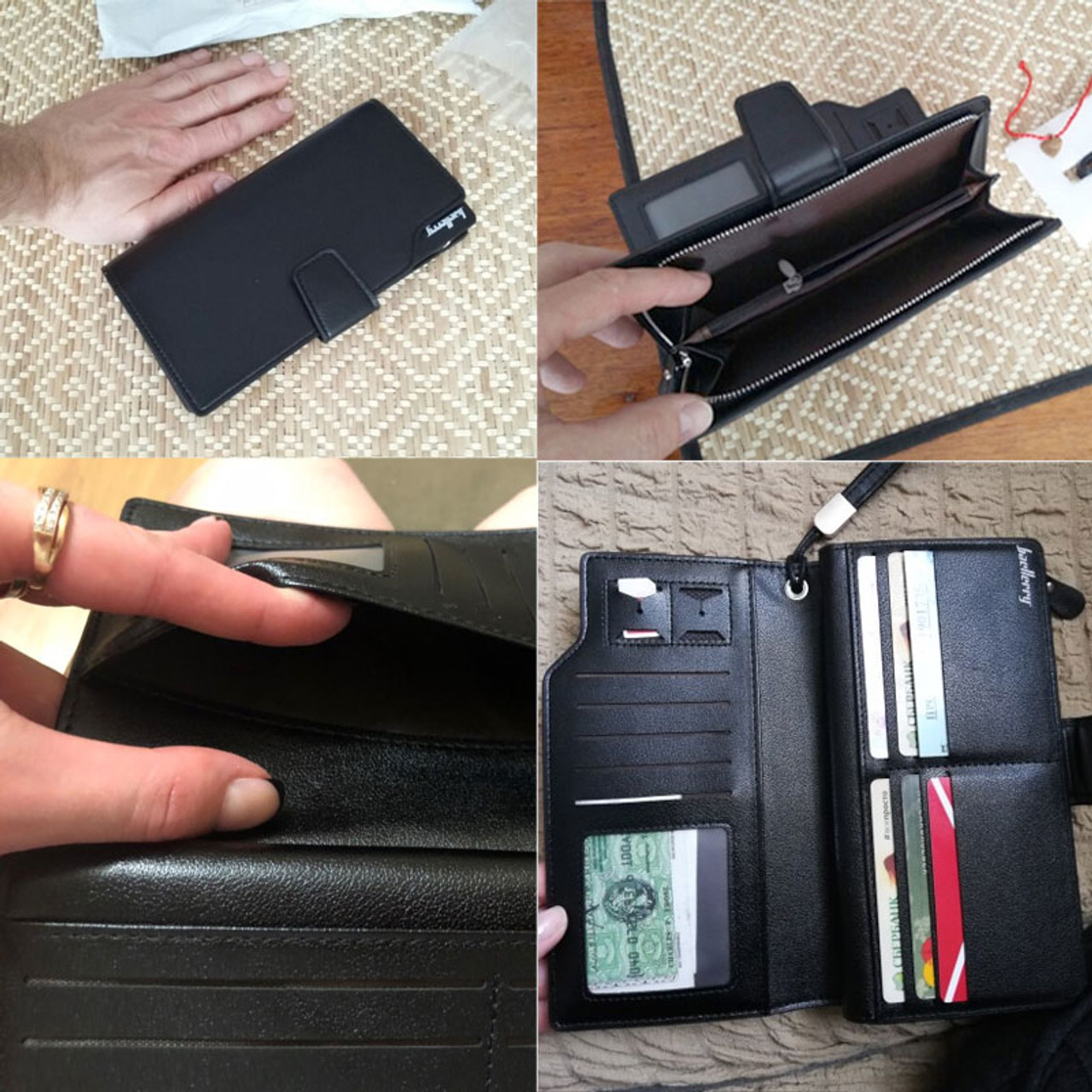 Leather Wallet Men Genuine Crocodile | Genuine Leather Card Holder Man - Men's  Wallet - Aliexpress
