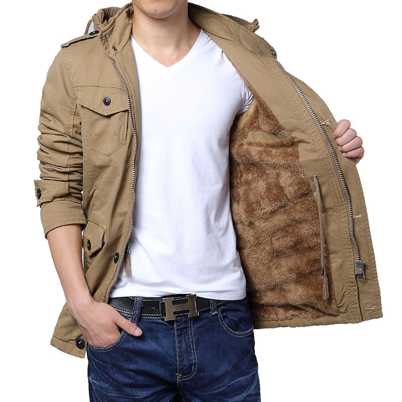 Grey Men Full Sleeves Divider Cotton Winter Jacket at Rs 380/piece in New  Delhi