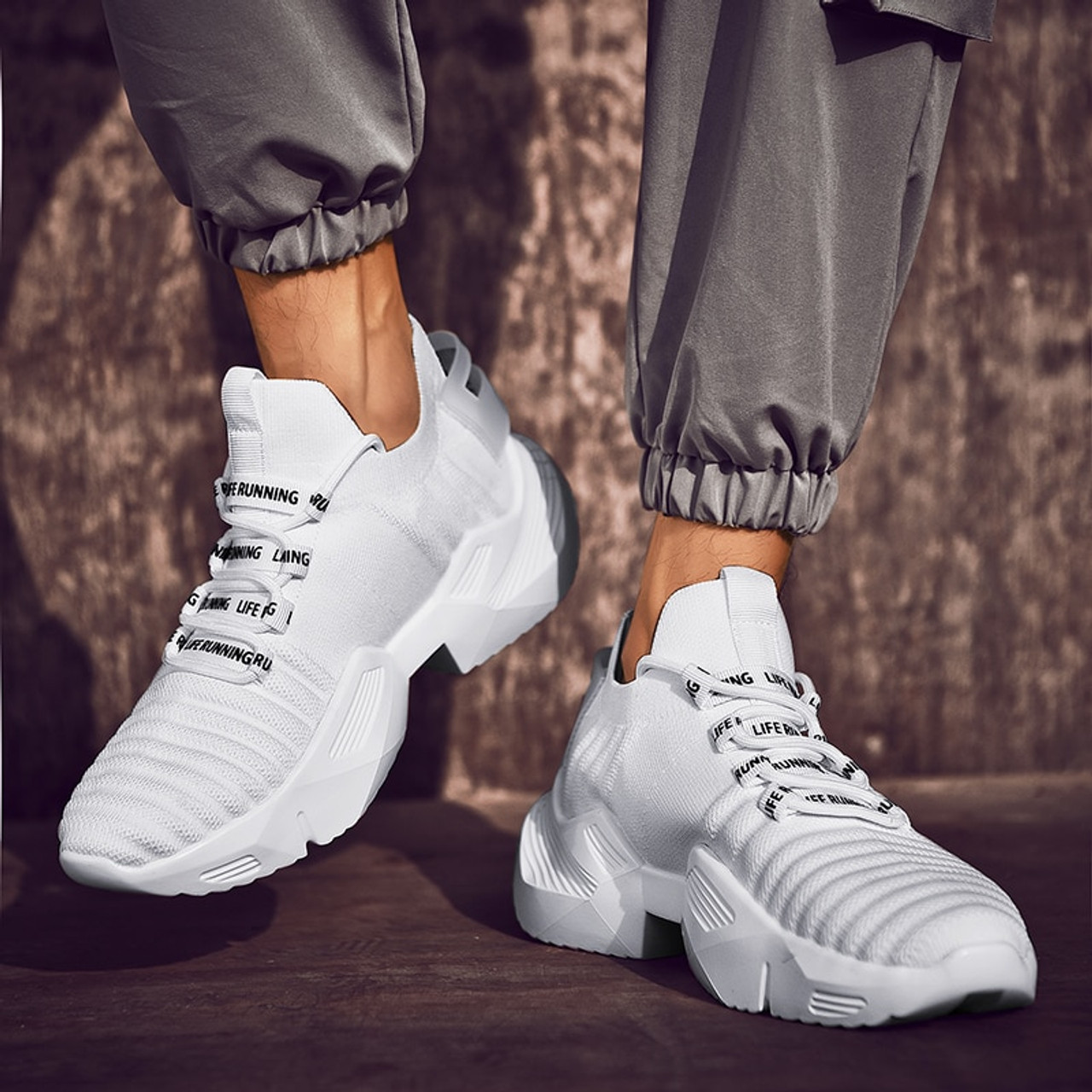 Fashion 2020 Mens Sport Shoes Catwalk Trend Fashion Sneakers - White @ Best  Price Online | Jumia Egypt