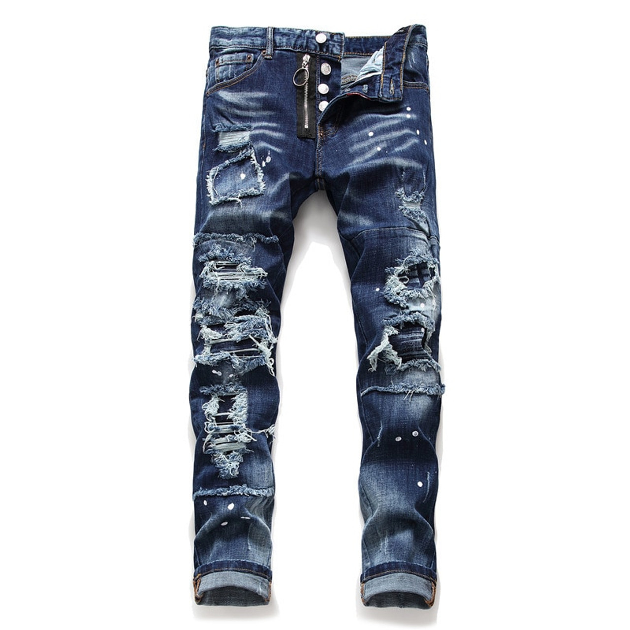 dark blue denim jeans mens