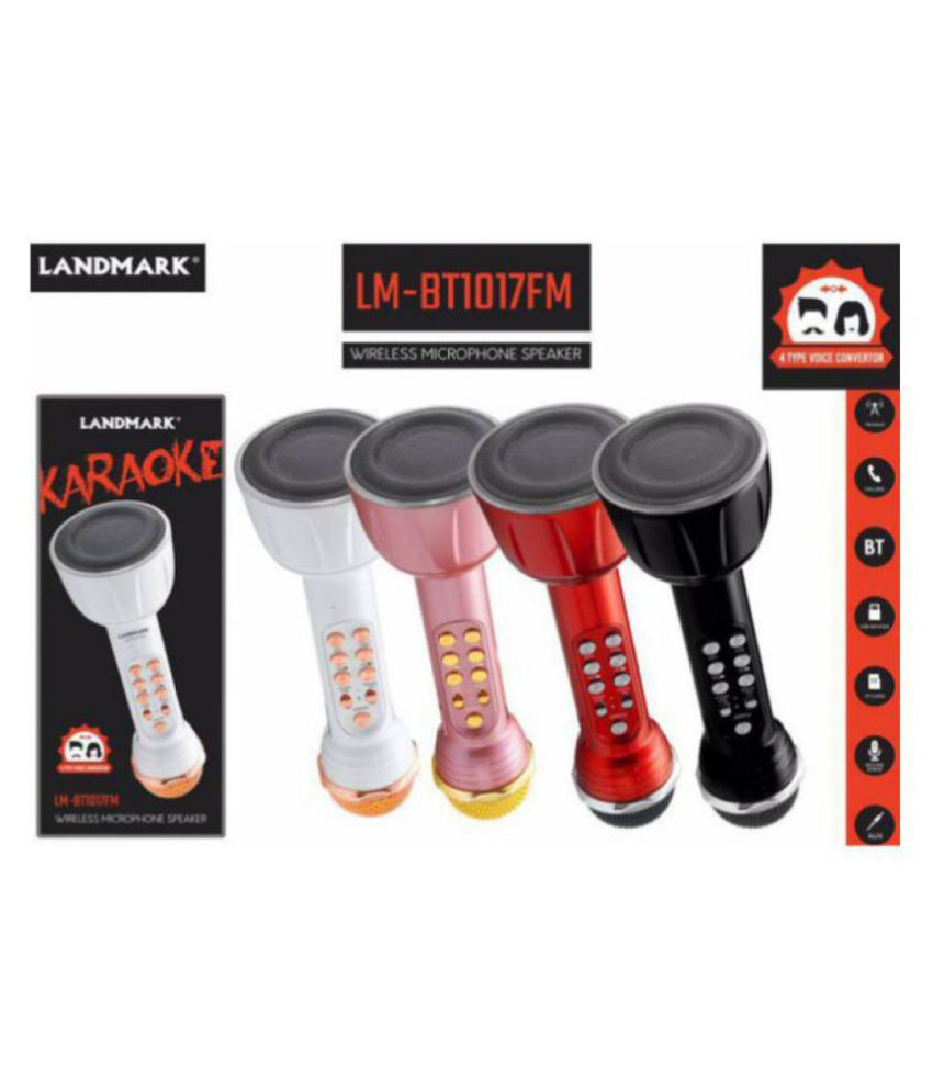 landmark karaoke mic lm bt55