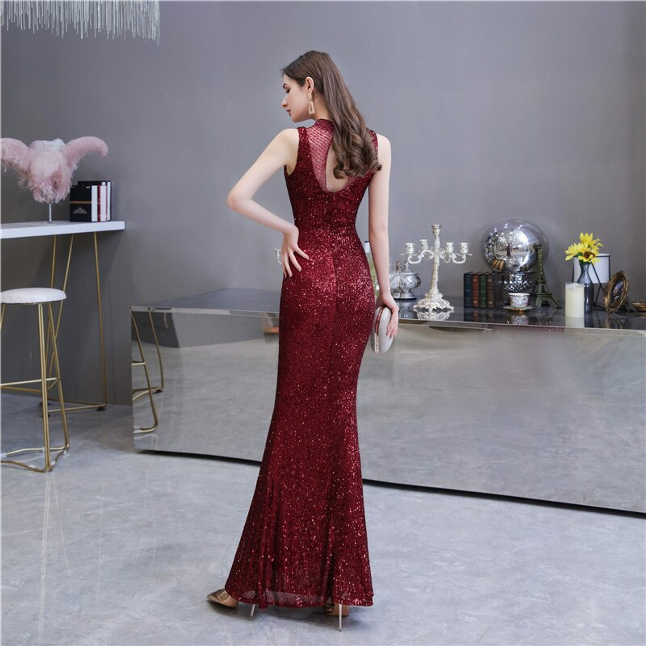 fishtail occasion dress