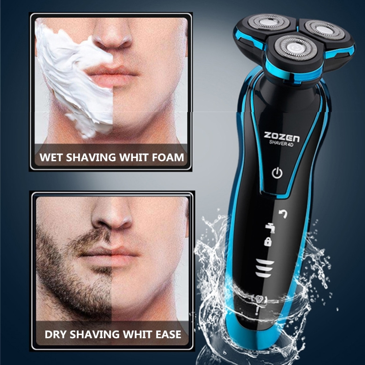 wet and dry shaving machine