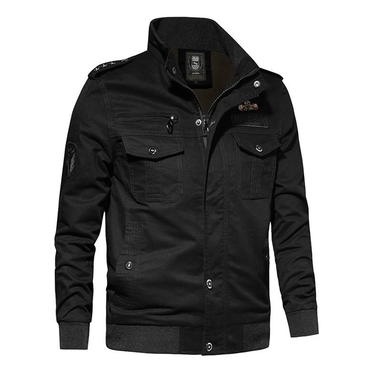 Aggregate 81+ cotton black jacket for men latest - in.thdonghoadian