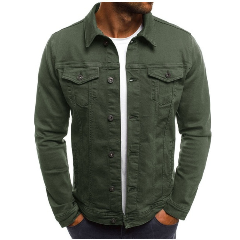 green designer jacket