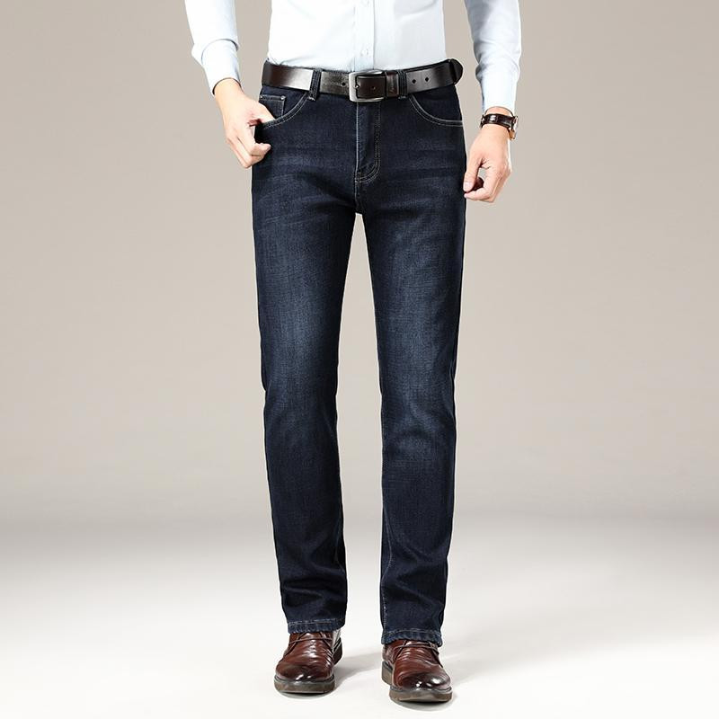 Men's Jeans Winter Thermal Warm Stretch 